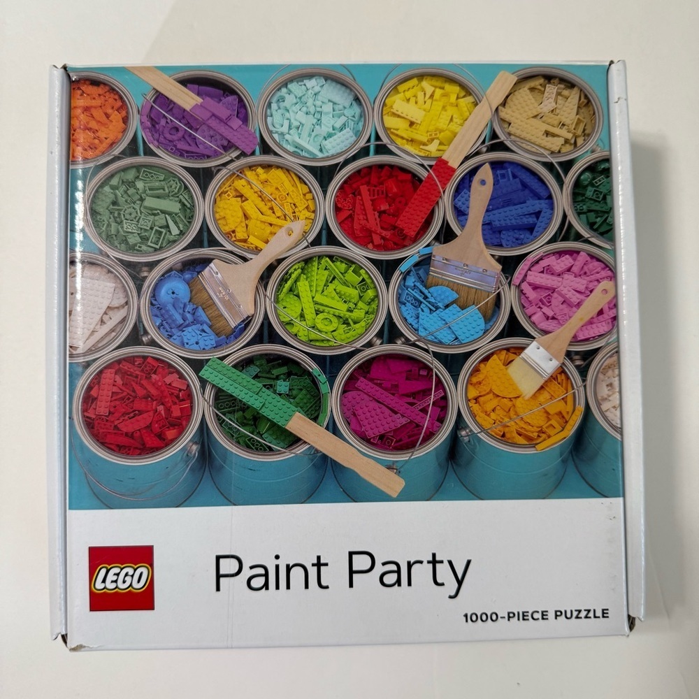 LEGO Paint Party puzzle 1000 pieces complete